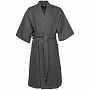 картинка Халат вафельный мужской Boho Kimono, темно-серый (графит) от магазина Одежда+