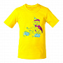 картинка Футболка детская Roller Skates, желтая от магазина Одежда+
