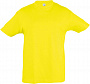 картинка Футболка детская Regent Kids 150, желтая (лимонная) от магазина Одежда+
