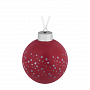 картинка Елочный шар Stars, 8 см, красный от магазина Одежда+