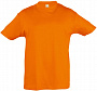 картинка Футболка детская Regent Kids 150, оранжевая от магазина Одежда+