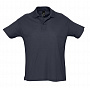 картинка Рубашка поло мужская Summer 170, темно-синяя (navy) от магазина Одежда+