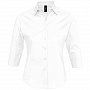 картинка Рубашка женская с рукавом 3/4 Effect 140, белая от магазина Одежда+