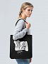 картинка Холщовая сумка «Мультипаспорт», черная от магазина Одежда+