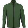 картинка Куртка софтшелл мужская Race Men, темно-зеленая от магазина Одежда+