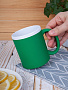картинка Кружка StopSpot с покрытием софт-тач, зеленая от магазина Одежда+