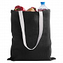 картинка Холщовая сумка на плечо Juhu, черная от магазина Одежда+