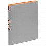 картинка Ежедневник Flexpen, недатированный, серебристо-оранжевый от магазина Одежда+