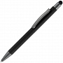 картинка Ручка шариковая Atento Soft Touch Stylus со стилусом, черная от магазина Одежда+