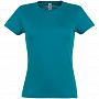картинка Футболка женская Miss 150, винтажный синий от магазина Одежда+