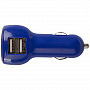 картинка Автомобильное зарядное устройство с подсветкой Logocharger, синее от магазина Одежда+