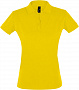 картинка Рубашка поло женская Perfect Women 180 желтая от магазина Одежда+