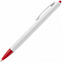 картинка Ручка шариковая Tick, белая с красным от магазина Одежда+