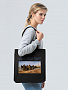 картинка Холщовая сумка Who Is Absent Today, черная от магазина Одежда+