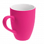 картинка Кружка Best Morning c покрытием софт-тач, ярко-розовая (фуксия) от магазина Одежда+