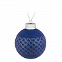 картинка Елочный шар Queen, 8 см, синий от магазина Одежда+