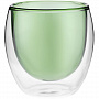 картинка Стакан с двойными стенками Glass Bubble, зеленый от магазина Одежда+