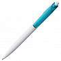 картинка Ручка шариковая Bento, белая с голубым от магазина Одежда+