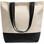 картинка Холщовая сумка Shopaholic, черная от магазина Одежда+