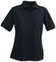 картинка Рубашка поло женская Semora, черная от магазина Одежда+