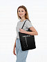 картинка Холщовая сумка «Проливной свет» со светящимся принтом, черная от магазина Одежда+