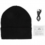 картинка Шапка с Bluetooth наушниками Real Talk Headset, черная от магазина Одежда+
