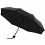 картинка Зонт складной с защитой от УФ-лучей Sunbrella, черный от магазина Одежда+