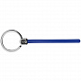 картинка Элемент брелка-конструктора «Хлястик с кольцом и зажимом», синий от магазина Одежда+