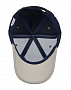 картинка Бейсболка Unit Trendy, темно-синяя (кобальт) с бежевым от магазина Одежда+