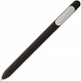 картинка Ручка шариковая Slider Soft Touch, черная с белым от магазина Одежда+