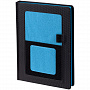 картинка Ежедневник Mobile, недатированный, черный с голубым от магазина Одежда+